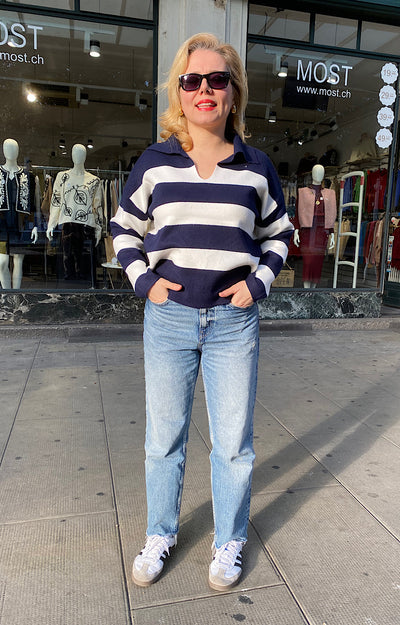 PULL  COL CHEMISE MARINA