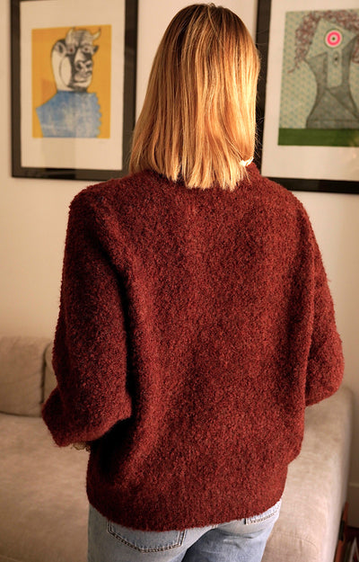 PULL BORDEAUX GALATEA