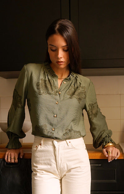 CHEMISE BRODÉE ILDA