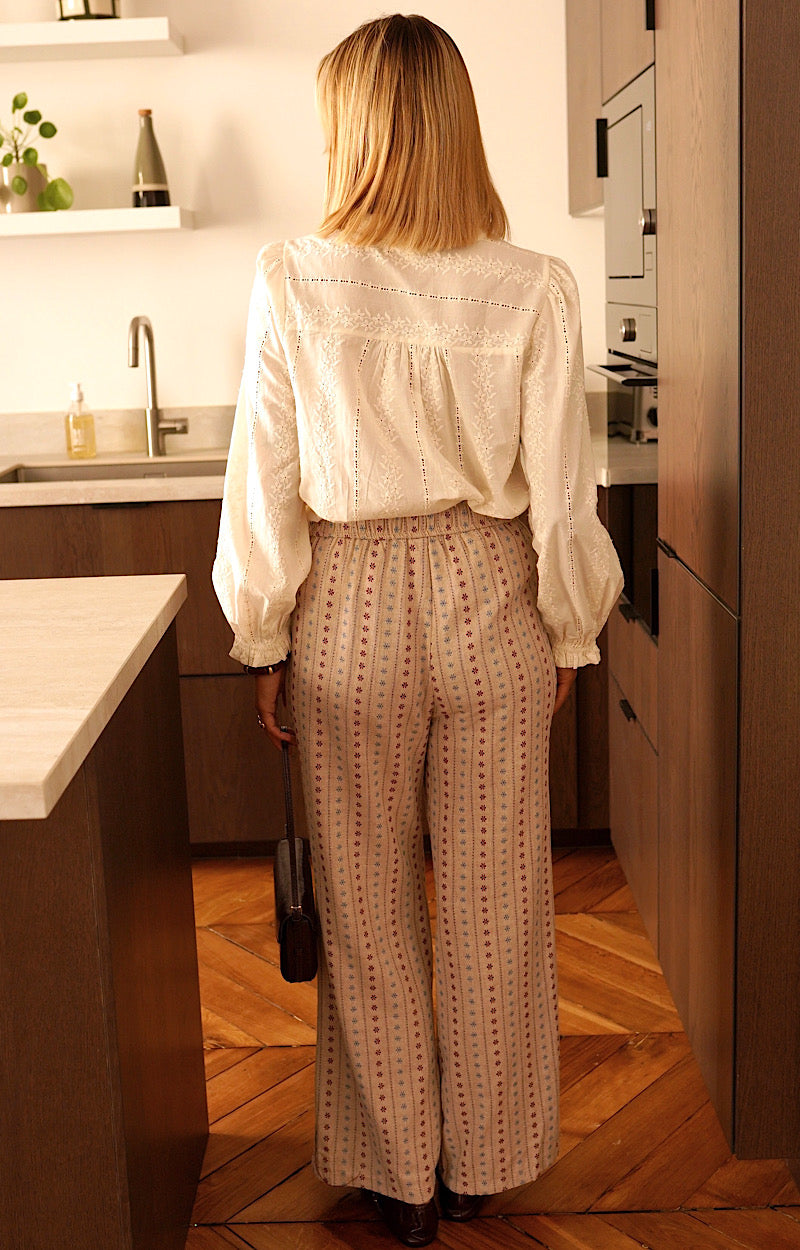 CHEMISE COTON BRODÉE ILDA